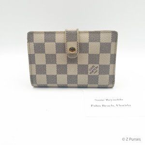 LOUIS VUITTON DAMIER AZUR BIFOLD WALLET COMPACT